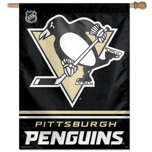 NHL Banner / vertical flag 67 x 92 cm Pittsburgh Penguins