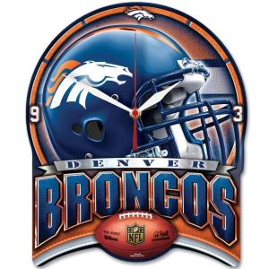 NFL High Definition Plaque Clock Denver Broncos