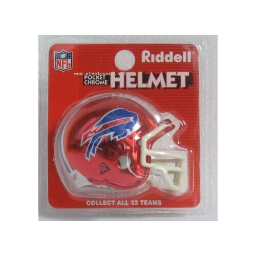 NFL Riddell Pocket Chrome Helmet Buffalo Bills