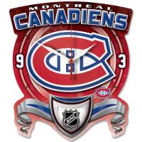 NHL High Definition Plaque Clock Montreal Canadiens