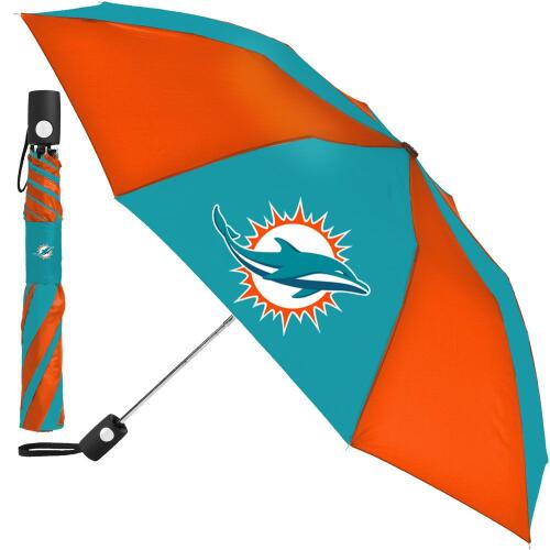 NFL Auto Folding Umbrella Miami Dolphins