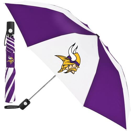 NFL Auto Folding Umbrella Minnesota Vikings