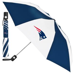 NFL Auto Folding Umbrella New England Patriots