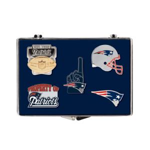 NFL cloisonne pins (5 pcs) New England Patriots