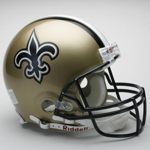 NFL Riddell Authentic Full-Size-Helmet New Orleans Saints