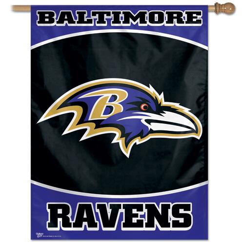 NFL Banner-Flagge 67 x 92 cm Baltimore Ravens