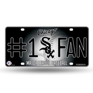 MLB #1 Fan US-Kennzeichen Metall-Schild Chicago White Sox