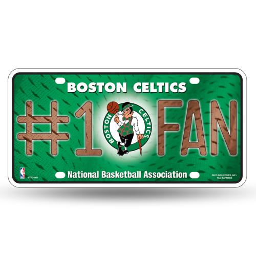 NBA #1 Fan License Plate Boston Celtics