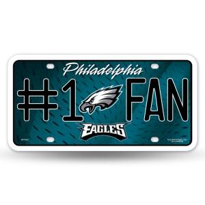 NFL #1 Fan US-Kennzeichen Metall-Schild Philadelphia Eagles