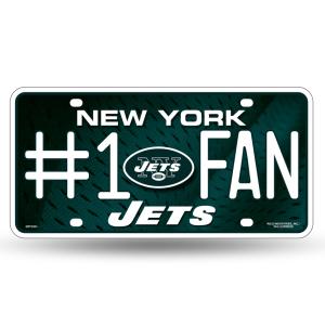 NFL #1 Fan US-Kennzeichen Metall-Schild New York Jets