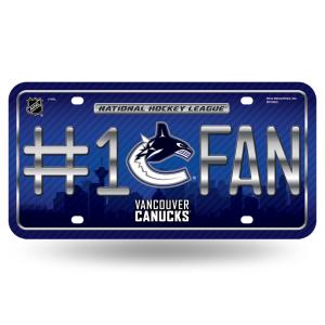 NHL #1 Fan License Plate Vancouver Canucks