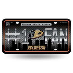 NHL #1 Fan US-Kennzeichen Metall-Schild Anaheim Ducks