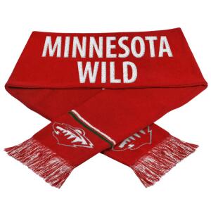 NHL Forever Collectibles METALLIC THREAD Scarf Minnesota...