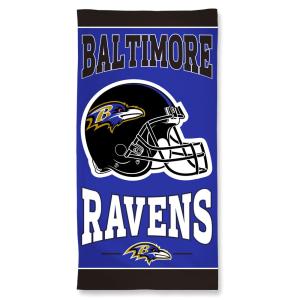 NFL Licensed Beach Towel Baltimore Ravens
