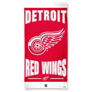 NHL Licensed Beach Towel Detroit Red Wings