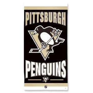 NHL Licensed Beach Towel Pittsburgh Penguins
