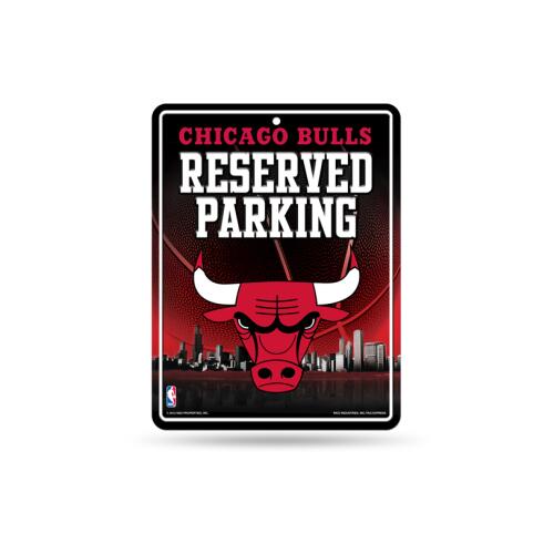 NBA Blechschild Parkschild 28 x 21 cm Chicago Bulls