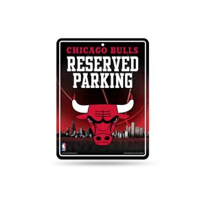NBA Blechschild Parkschild 28 x 21 cm Chicago Bulls