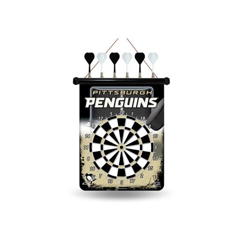 NHL Magnetic Dartboard with 6 Darts included Pittsburgh Penguins