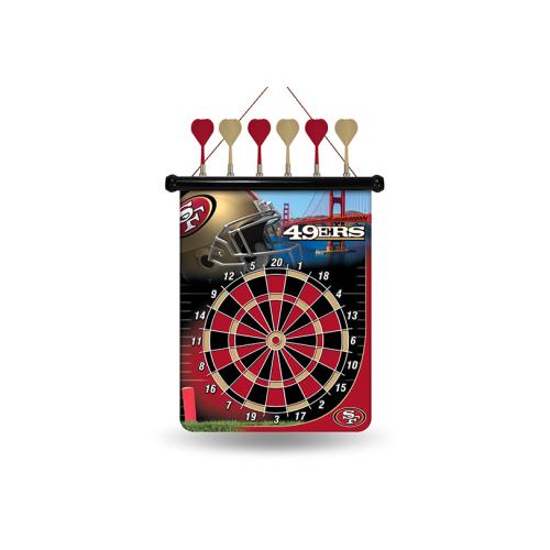 NFL Magnetic Dartboard with 6 Darts included San Francisco 49ers