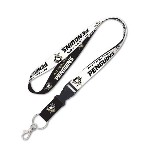 NHL Schlüsselband Lanyard 25 mm breit Pittsburgh Penguins