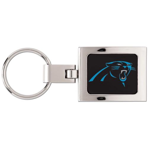 NFL domed premium key ring Carolina Panthers