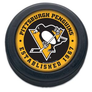 NHL  hockey puck Pittsburgh Penguins