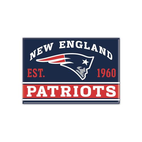 NFL Metal Magnet 6x8 cm New England Patriots