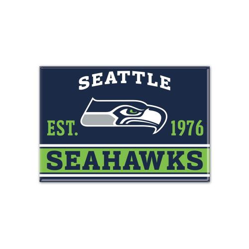 NFL Metall Magnet 6x8 cm Seattle Seahawks