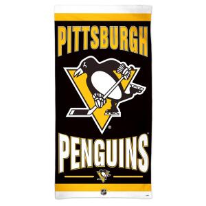 NHL Licensed Beach Towel Pittsburgh Penguins