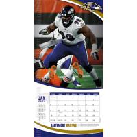 NFL wall calendar  Baltimore Ravens 2022 30 x30 cm