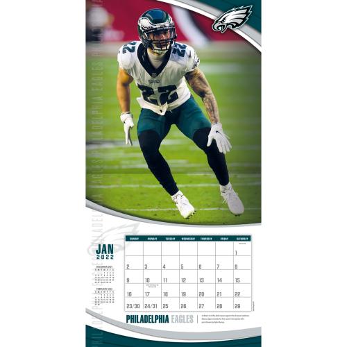 NFL wall calendar Philadelphia Eagles 2022 30 x30 cm, EUR 19,16