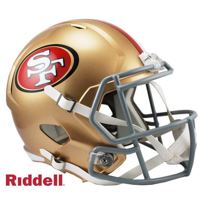 NFL Riddell Speed Replica Full-Size-Helm San Francisco 49ers, EUR