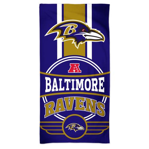 NFL Strandtuch 150x75 cm Baltimore Ravens
