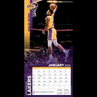 NBA Kalender Wandkalender 2023 30x60cm Los Angeles Lakers
