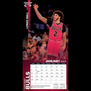 NBA Kalender Wandkalender 2023 30x60cm Chicago Bulls