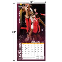 NBA Kalender Wandkalender 2023 30x60cm NBA Dunks