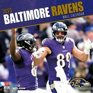 NFL Kalender Wandkalender 2023 30x60cm Baltimore Ravens