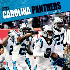 NFL Kalender Wandkalender 2023 30x60cm Carolina Panthers