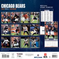 NFL Kalender Wandkalender 2023 30x60cm Chicago Bears