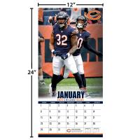 NFL Kalender Wandkalender 2023 30x60cm Chicago Bears