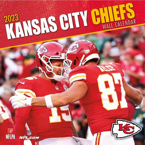 NFL Kalender Wandkalender 2023 30x60cm Kansas City Chiefs