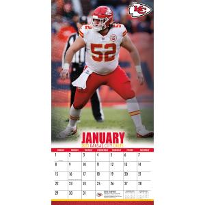 NFL Kalender Wandkalender 2023 30x60cm Kansas City Chiefs