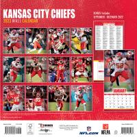 NFL Kalender Wandkalender 2023 30x60cm Kansas City Chiefs