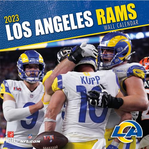 NFL Kalender Wandkalender 2023 30x60cm Los Angeles Rams
