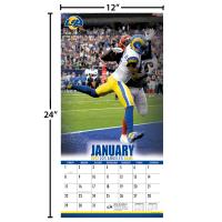 NFL Kalender Wandkalender 2023 30x60cm Los Angeles Rams