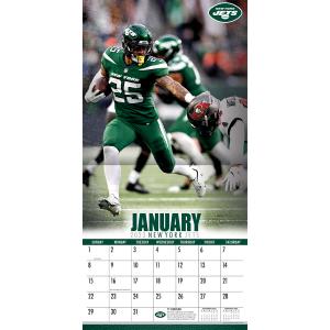 NFL Kalender Wandkalender 2023 30x60cm New York Jets