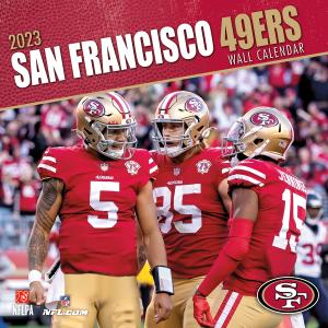 NFL Kalender Wandkalender 2023 30x60cm San Francisco 49ers