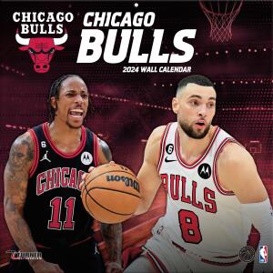 NBA Kalender Wandkalender 2024 30x60cm Chicago Bulls
