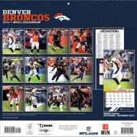 NFL Kalender Wandkalender 2024 30x60cm Denver Broncos